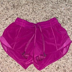pink/marron hotty hot lululemon shorts